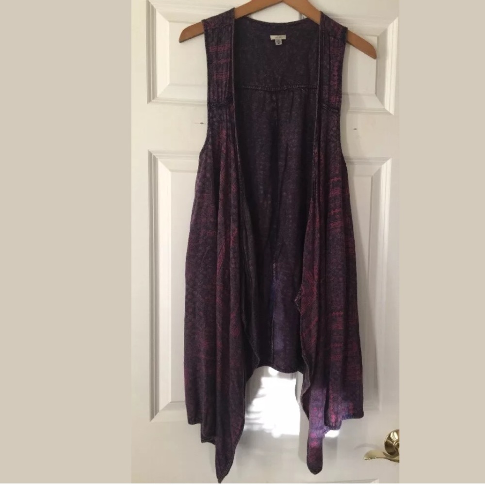 ❌SOLD❌Anthropologie Ecote Boho Purple Cardigan